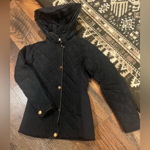 Black Quilted Puffer Jacket
